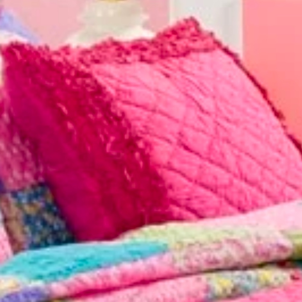 New Pink Chelsea Euro Sham - Picture 2 of 3